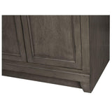 Naples 48 in. W Bath Vanity Cabinet Only in Distressed Grey with Right Hand Drawers - Super Arbor