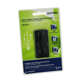 3.6A USB Dual Type A In-Wall Charger with 15 Amp Tamper-Resistant Outlets, Black - Super Arbor