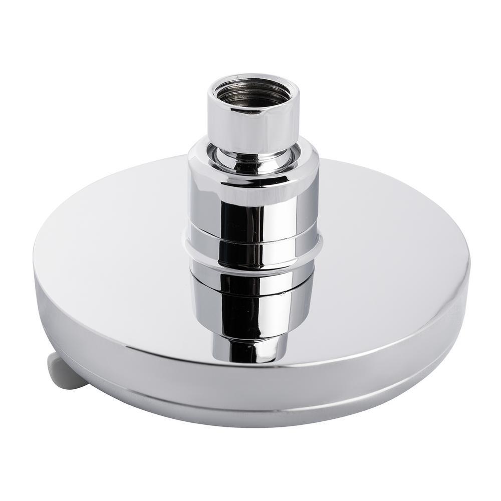 2-Spray 4.63 in. Single Wall Mount Body Spray Fixed Shower Head in Chrome - Super Arbor