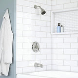 Aragon Single-Handle 1-Spray Tub and Shower Faucet in Chrome (Valve Included) - Super Arbor