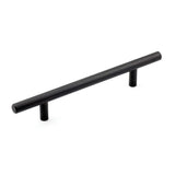 5-1/16 in. (128 mm) Center-to-Center Brushed Nickel Steel Contemporary Drawer Pull - Super Arbor