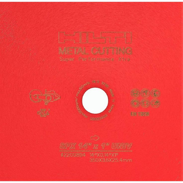 Hilti 16 in. x 1 in. SPX Diamond Metal Cutting Blade