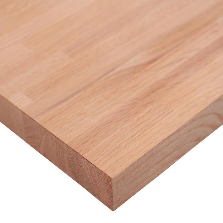 Sparrow Peak Red Oak 10-ft Natural Straight Butcher Block Oak Kitchen Countertop