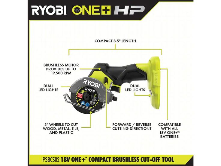 ONE+ 18V Brushless Cordless 4-Tool Combo Kit with (2) 2.0 Ah Batteries, Charger, Bag w/Free Jig Saw