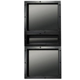Redi Niche 16 in. x 34 in. Triple Shower Niche Set in Black - Super Arbor