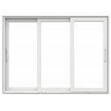 V4500 Multi-Slide 105 in. x 80 in. Universal Handing Low-E White Vinyl 3-Panel Prehung Patio Door
