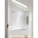 Archer 60 in. Left-Hand Drain Rectangular Alcove Bathtub in White - Super Arbor