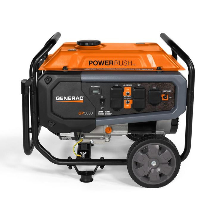 GP3600- 3600-Watt Gasoline Powered Portable Generator 50/CSA