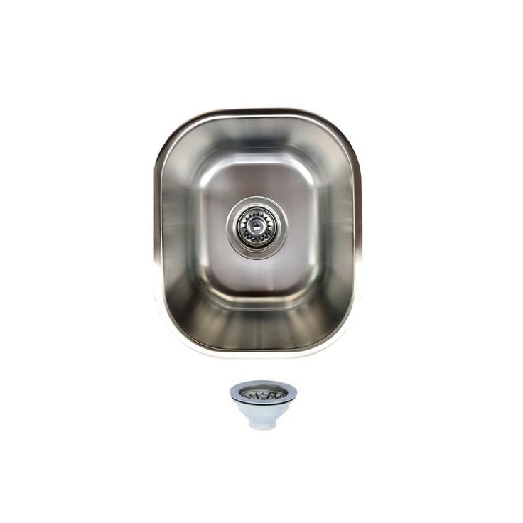 Undermount Stainless Steel 10 in. Single Bowl Bar Sink