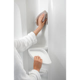 STORE+ 30 in. x 60 in. Single Threshold Left-Hand Shower Base with Shower Walls and 12-Piece Accessory Kit in White - Super Arbor