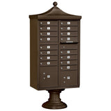 Regency Decorative 12-Compartment Post-Mount Cluster Box Unit - Super Arbor