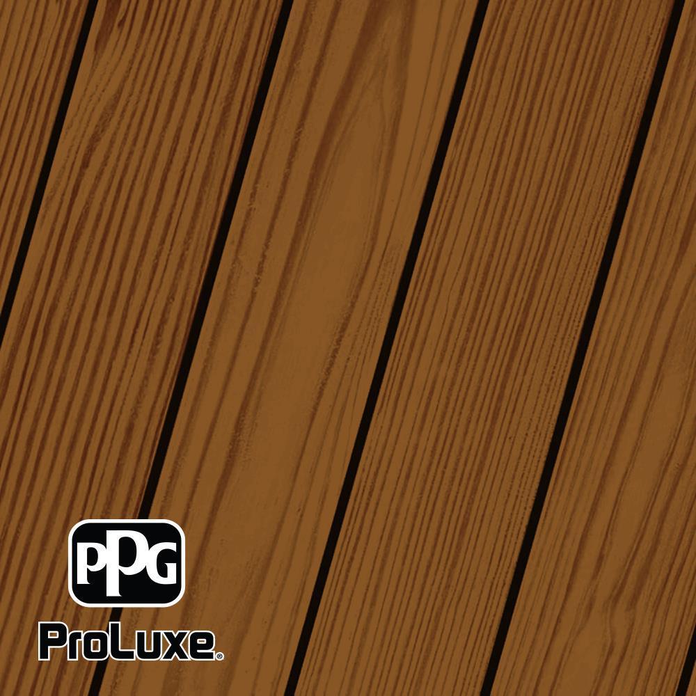 PPG ProLuxe 1 gal. Dark Oak SRD Exterior Transparent Matte Wood Finish - Super Arbor