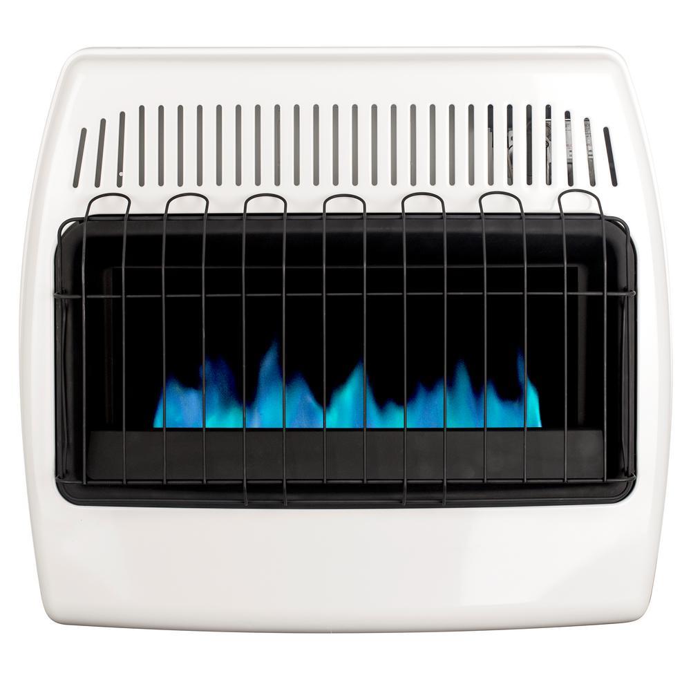 30,000 BTU Vent Free Liquid Propane Blue Flame Wall Heater - Super Arbor