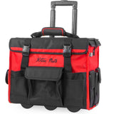 11 in. x 18 in. Jobsite Rolling Tote Tool Bag Storage Organizer Backpack - Super Arbor