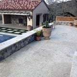 Mediterranean Pattern Walnut Tumbled Travertine Paver Kits (30-Kits/480 sq. ft./Pallet) - Super Arbor