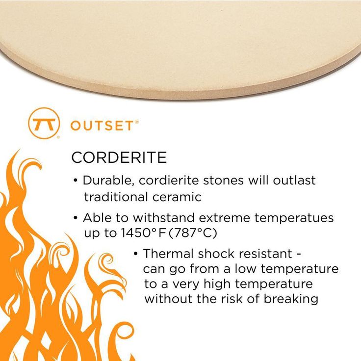 13 in. Round Pizza Grill Stone