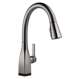 Mateo Single-Handle Pull-Down Sprayer Kitchen Faucet with ShieldSpray Technology in Arctic Stainless - Super Arbor