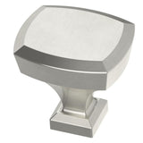 Beveled 1-1/4 in. (32mm) Satin Nickel Cabinet Knob