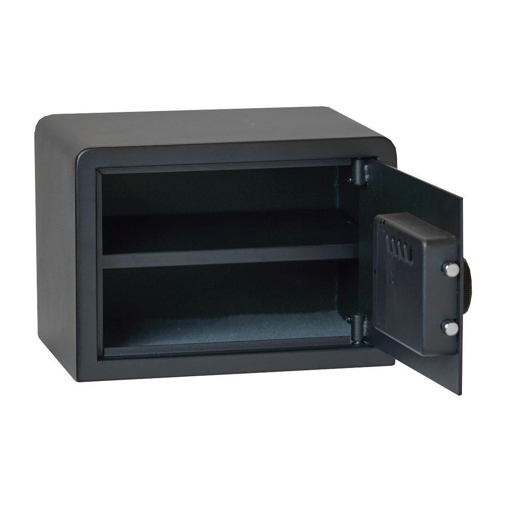 Sanctuary Home and Office Security Series Front Open Personal Vault with 1-Shelf and Illuminated E-Lock - Super Arbor