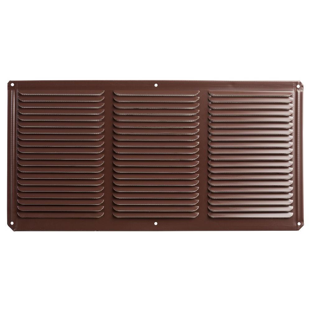 16 in. x 8 in. Aluminum Under Eave Soffit Vent in White - Super Arbor