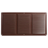 16 in. x 8 in. Aluminum Under Eave Soffit Vent in White - Super Arbor
