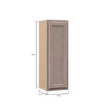 Hampton Assembled12x36x12 in. Wall Cabinet in Unfinished Beech - Super Arbor