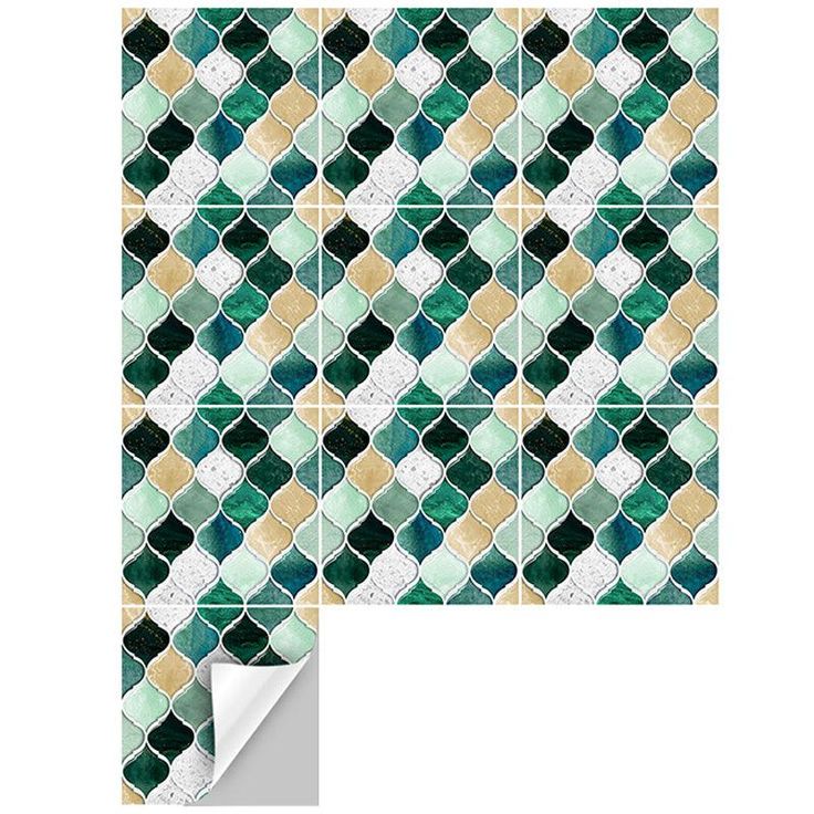 Goory Moroccan Style Self-adhesive Tile Wall Floor Sticker Bathroom Kitchen Decor