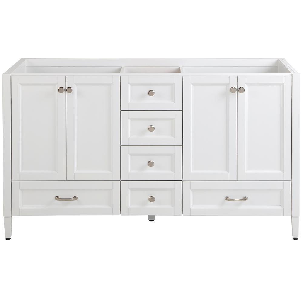 Claxby 48 in. W x 34 in H x 22 in. D Bath Vanity Cabinet Only in Cream - Super Arbor