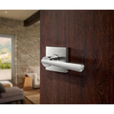 Prestige Spyglass Satin Nickel Dummy Door Lever - Super Arbor