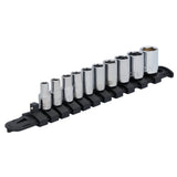 CRAFTSMAN 11-Piece Standard (SAE) 1/4-in Drive 6-Point Shallow Socket Set