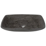 Polaris Sinks Stone Vessel Sink in Gray Limestone