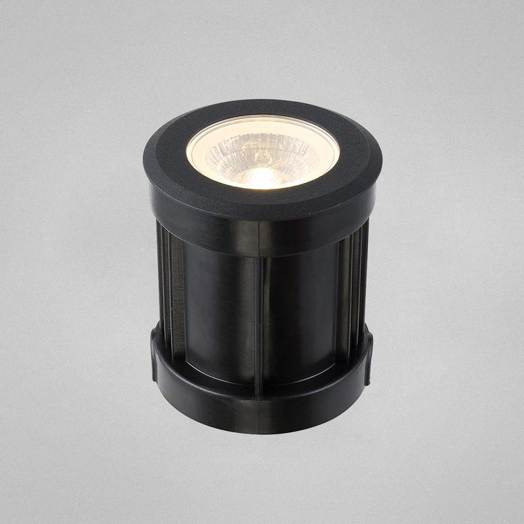 10-Watt Black Aluminum Body Outdoor Integrated LED Landscape Well Light