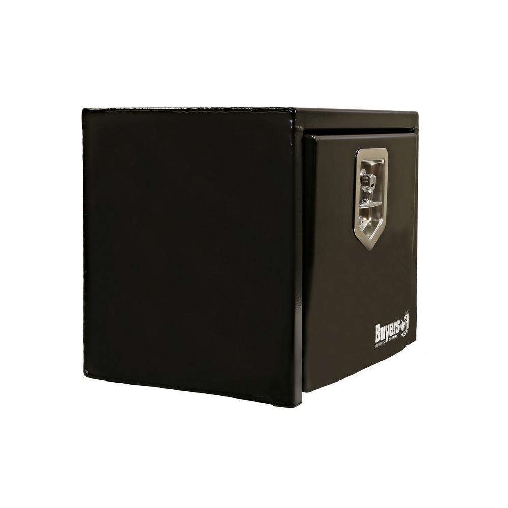 14 in. x 16 in. x 24 in. Gloss Black Steel Underbody Truck Tool Box - Super Arbor