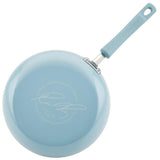 Blue Nonstick Cookware Set with Containers, 19-Piece