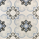 Met Beige Encaustic 9x9 Glazed Porcelain Tile
