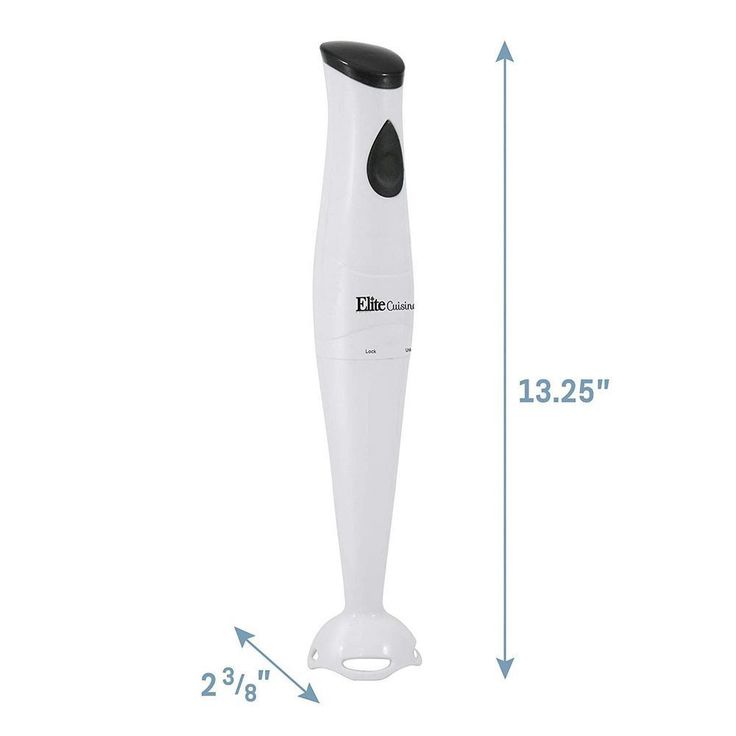 Single Speed White Immersion Blender