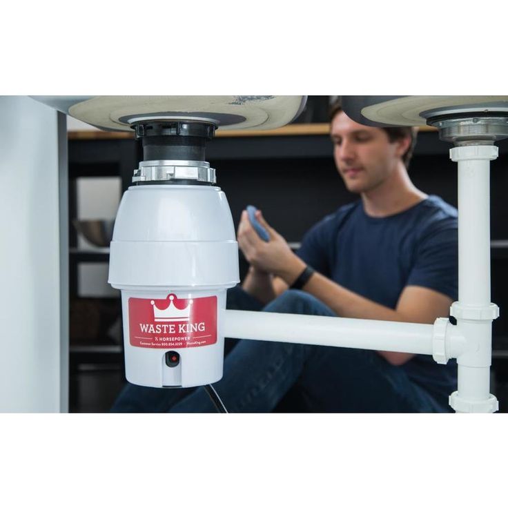 Waste King Legend 1/2-HP Continuous Feed Noise Insulation Garbage Disposal
