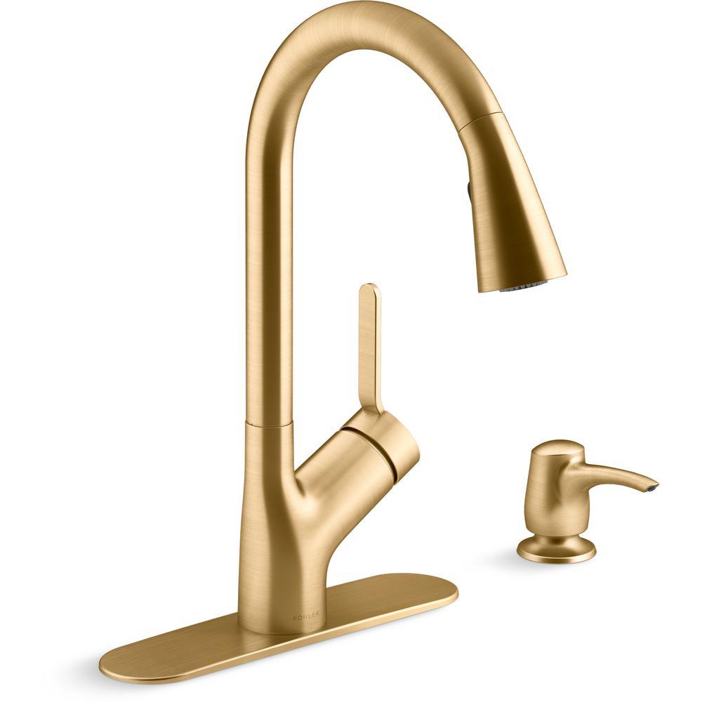 Setra Single-Handle Touchless Pull-Down Sprayer Kitchen Faucet in Matte Black - Super Arbor