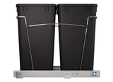 Rev-A-Shelf 27-Quart Plastic Soft Close Pull Out Trash Can