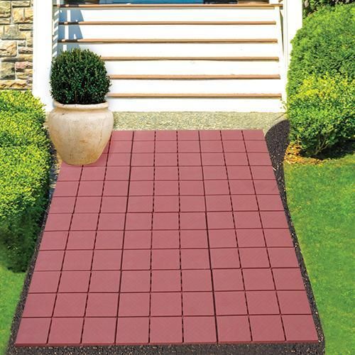 Quick-Snap Patio Walkway Pavers 12-Piece Set