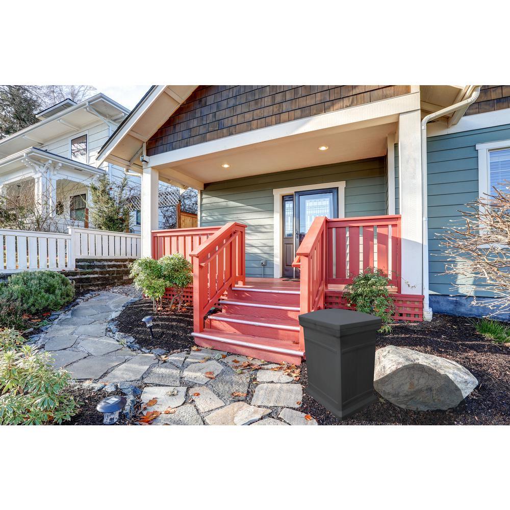 Graphite Standard Vertical Architectrual ParcelWirx Delivery Drop Box - Super Arbor