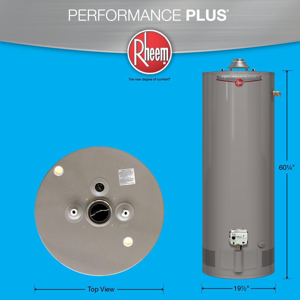 Performance Plus 40 Gal. Tall 9 Year 40,000 BTU Natural Gas Tank Water Heater - Super Arbor
