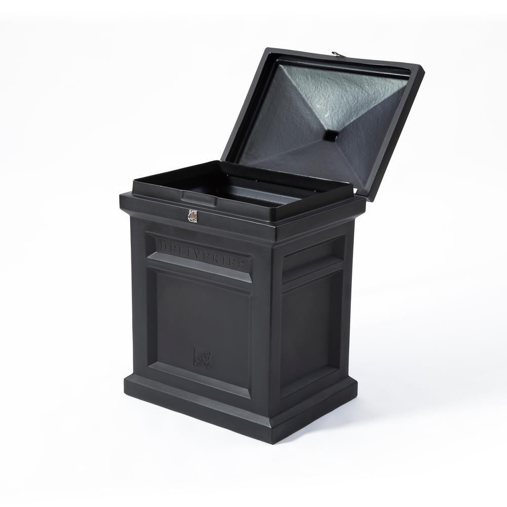 Black Deluxe Package Delivery Box - Super Arbor
