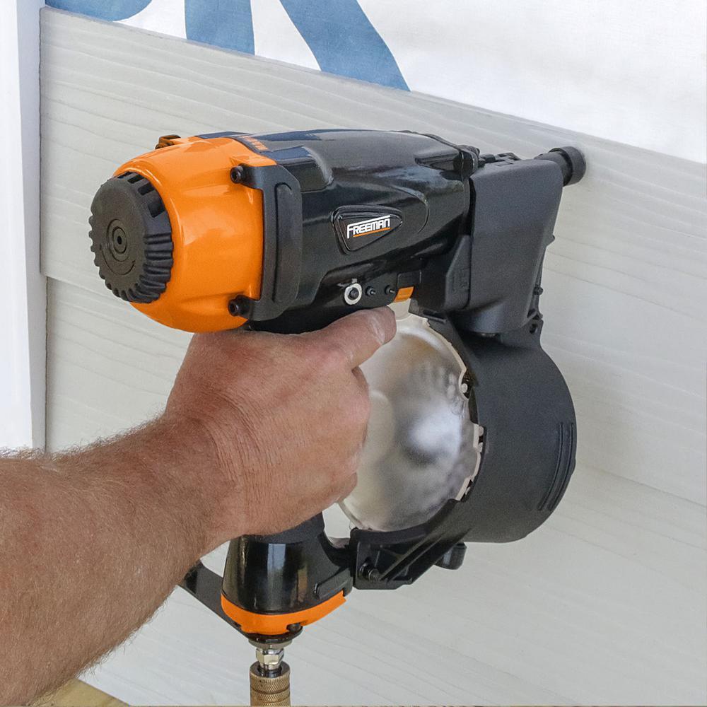 Pneumatic 15¬∞ 2-1/2 in. Coil Siding Nailer - Super Arbor