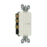 Decora 15 Amp 3-Way AC Combination Switch, White - Super Arbor