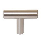 1.54 in. Stainless Steel Cabinet T-Pull Knob Value Pack (10-Pack) - Super Arbor