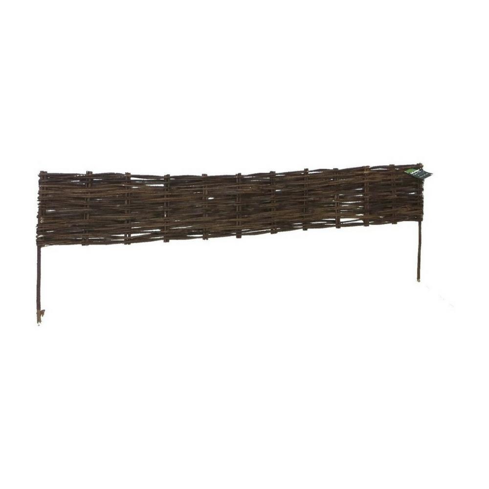 MGP 4 ft. Woven Willow Edging - Super Arbor