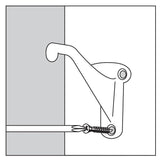 Everbilt Satin Nickel Light-Duty Handrail Bracket
