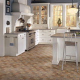 TrafficMASTER Bodden Bay 12 in. x 12 in. Terra Cotta Peel and Stick Vinyl Tile (30 sq. ft. / case)