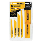 DEWALT 12-Pack Demolition Reciprocating Saw Blade Set